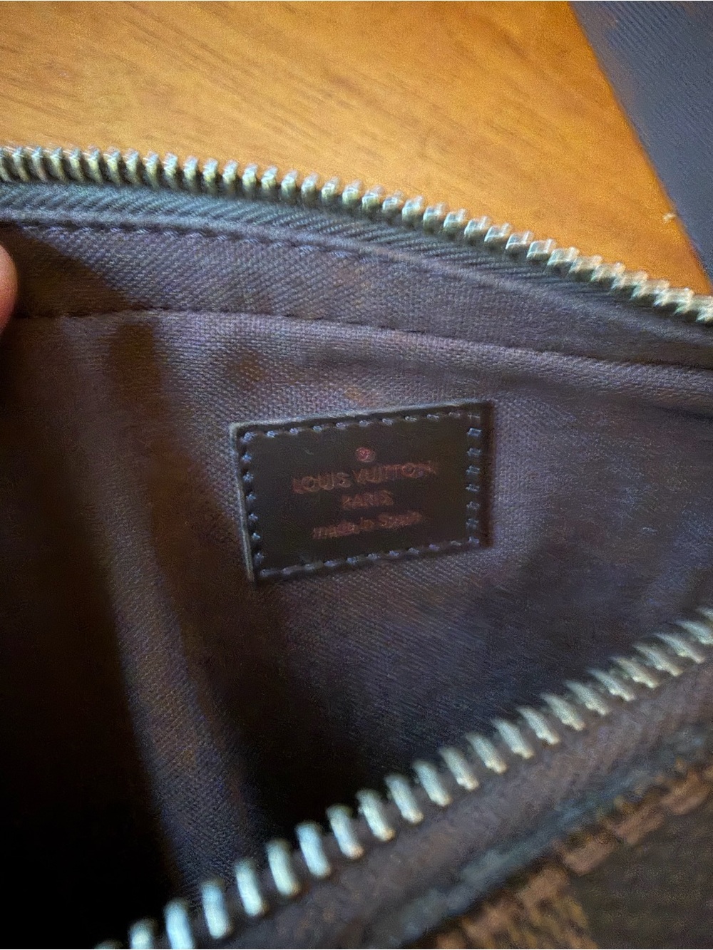 24HRS‼️Louis Vuitton Damier Ebene Geronimo Sling Bag *EXCELLENT CONDITION* - Picture 6 of 15
